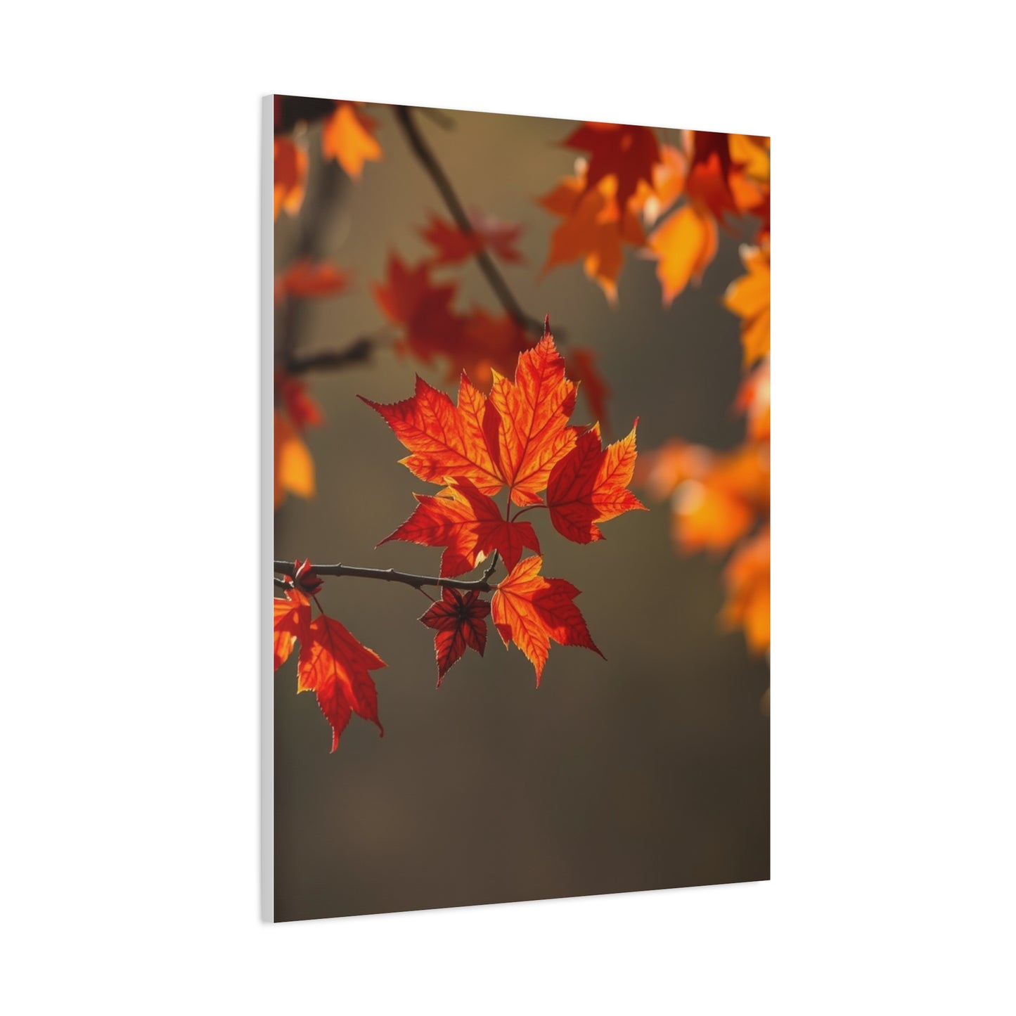Golden Ember Season Canvas