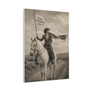 Frontier Equality Rider Portrait Scene Wall Art & Canvas Print