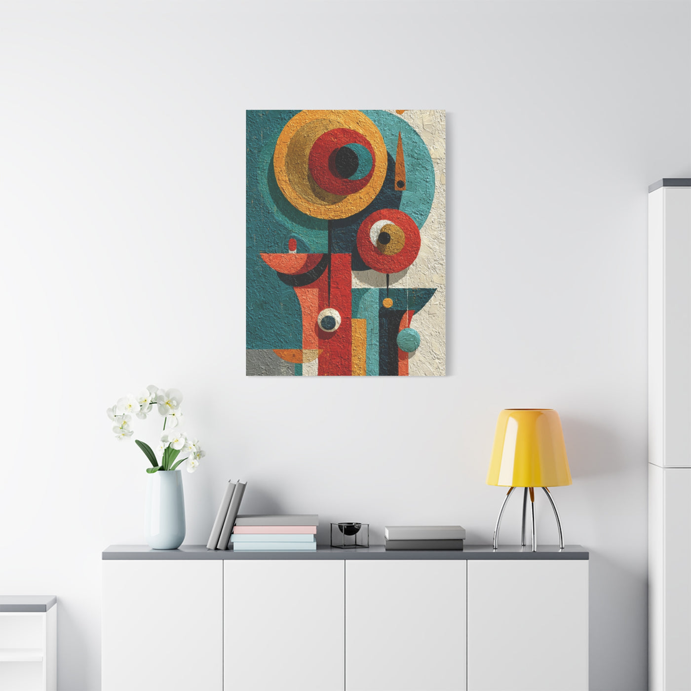 Sculptural Abstract Form Composition Wall Art & Canvas Print