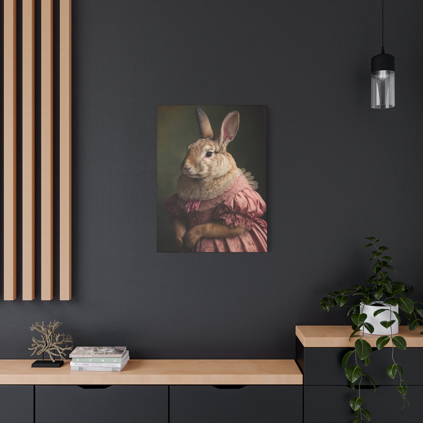 Lady Cottontail's Portrait Wall Art & Canvas Prints