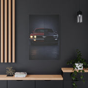 Ford Mustang Evolution Split 1969 vs Dark Horse Wall Art & Canvas Prints