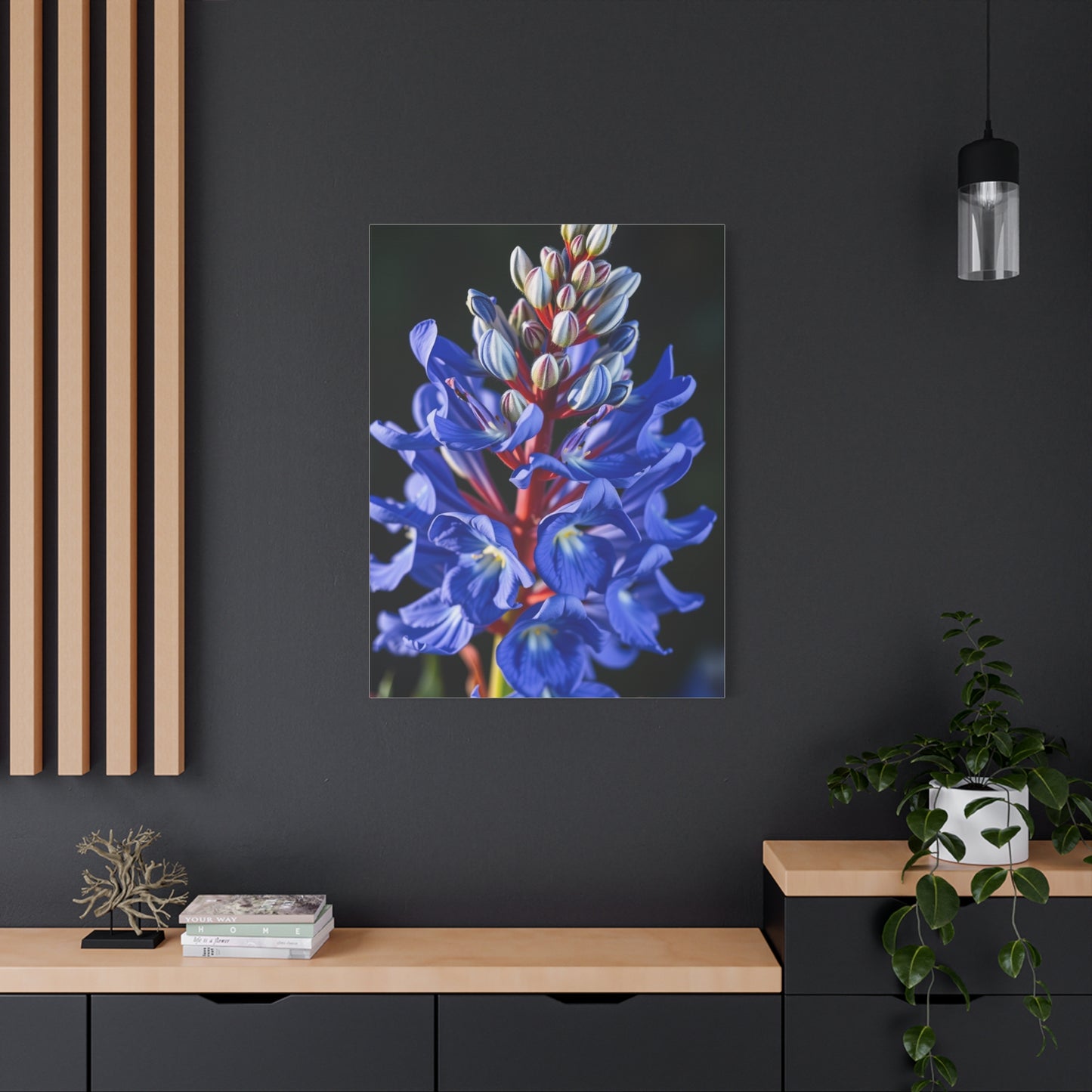 Bluebonnet Flower Art Supreme Gallery Wall Art & Canvas Print