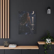 Celestial Moonlight Mermaid Dream Wall Art & Canvas Print