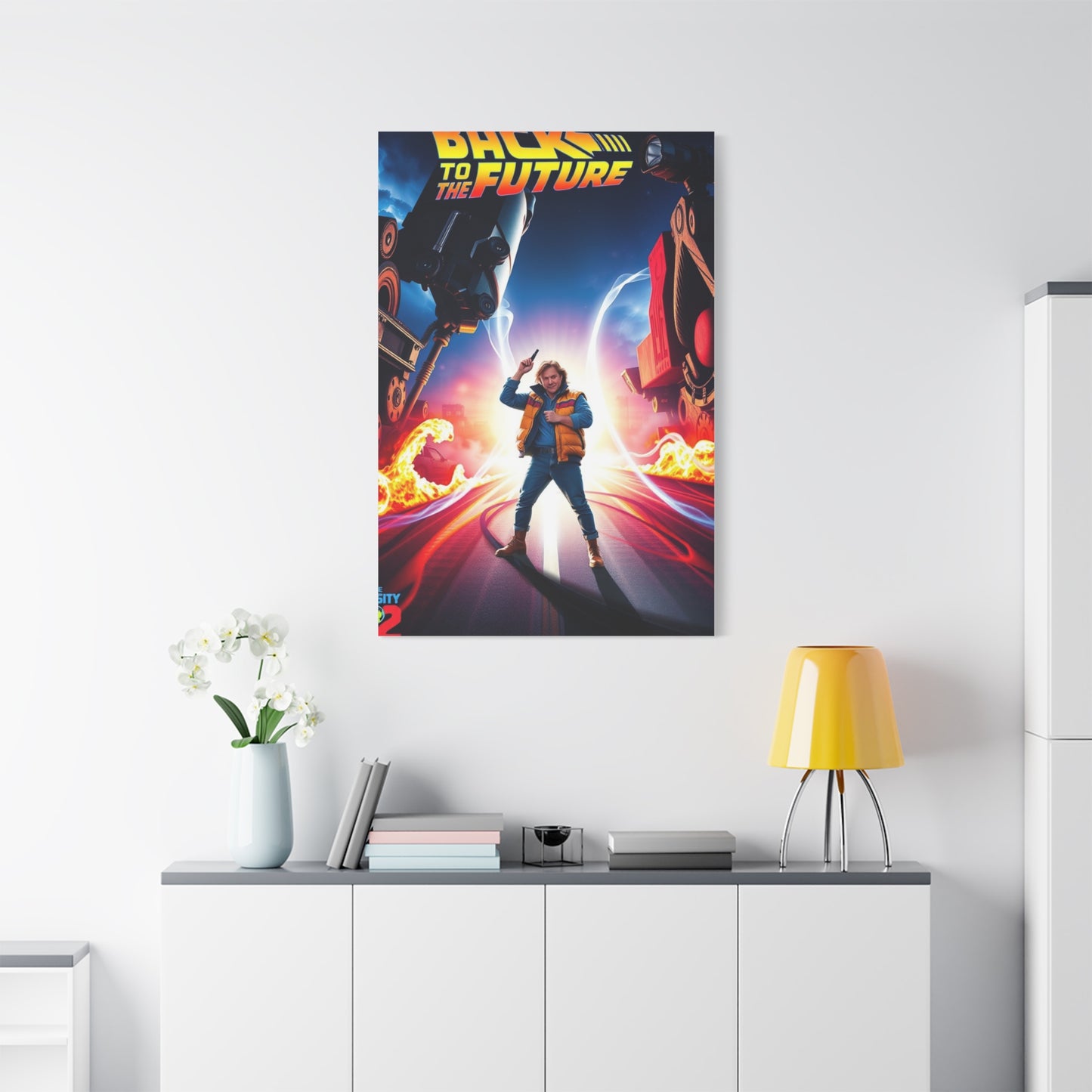 Back to the Future Art Luxury Canvas Wall Art & Canvas Print