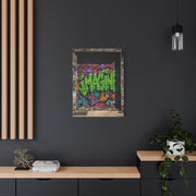 Imagine Graffiti Alley Door Street Wall Art & Canvas Print