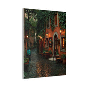 Italian Alley Evening Glow Wall Art & Canvas Print