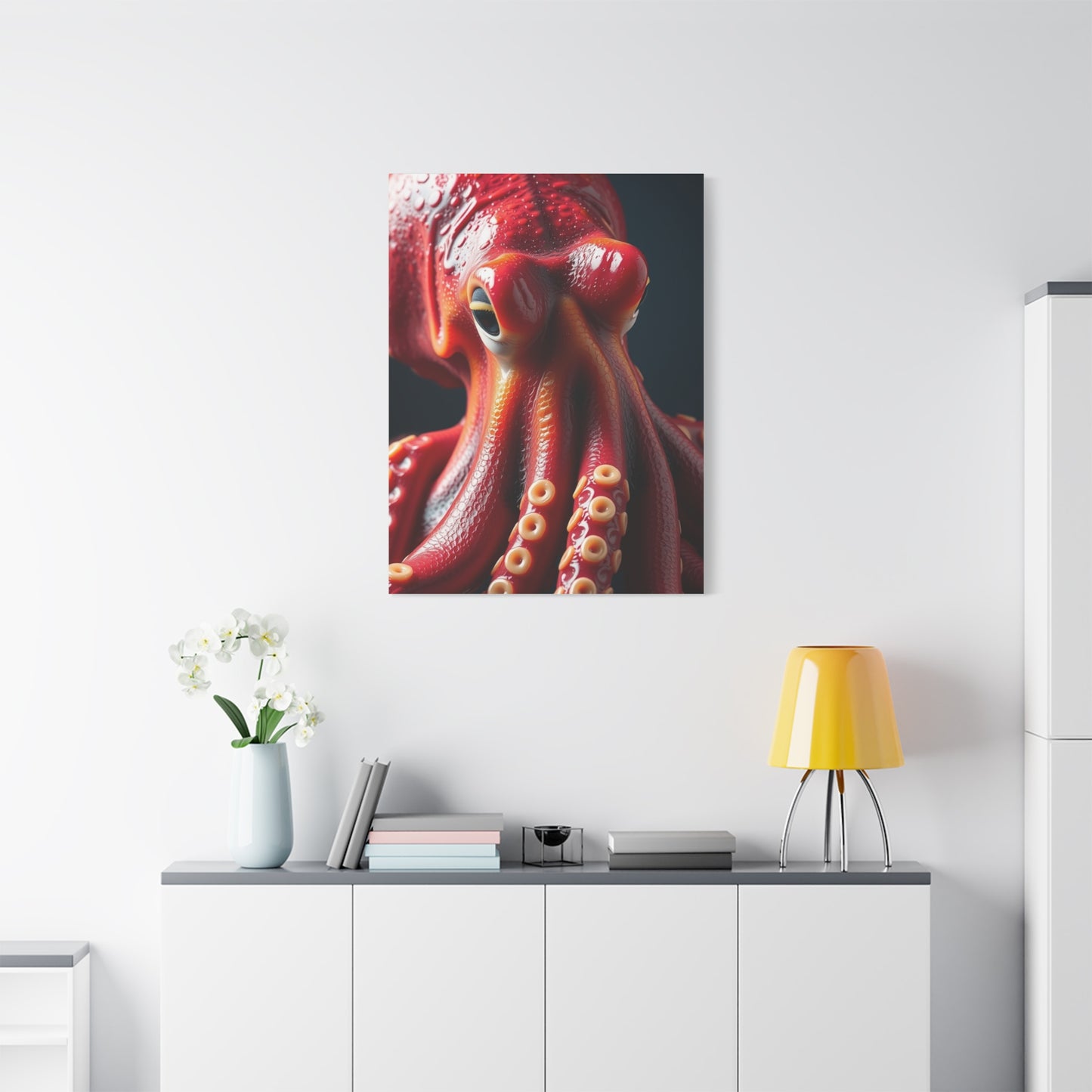 Cephalopod Elegance Canvas