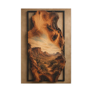 Live Edge Desert Mesa Southwest Wall Art & Canvas Print