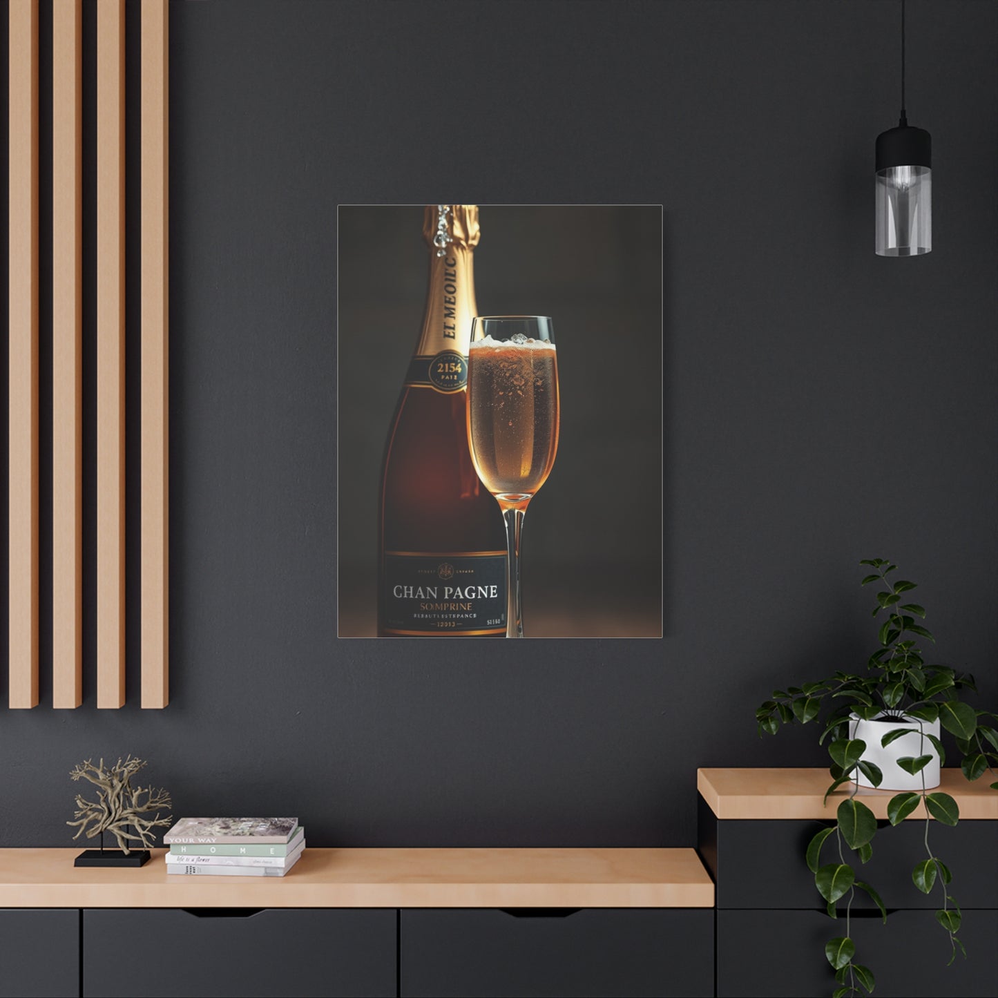 Champagne Art Refined Canvas Wall Art & Canvas Print
