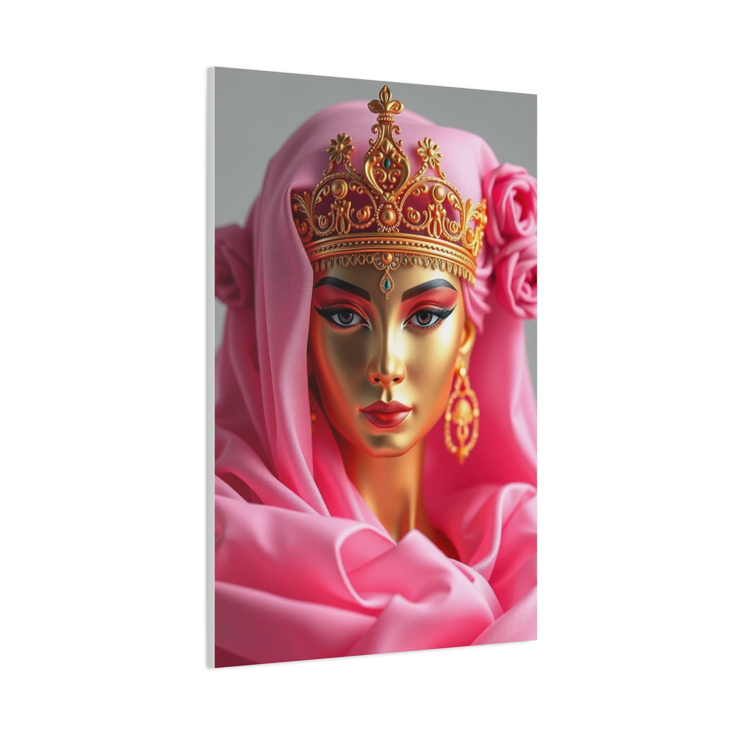 Gold & Pink Art Supreme Canvas Wall Art & Canvas Print