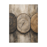 Natural Wood Grain Tree Rings Abstract Trees Wall Art & Canvas Print