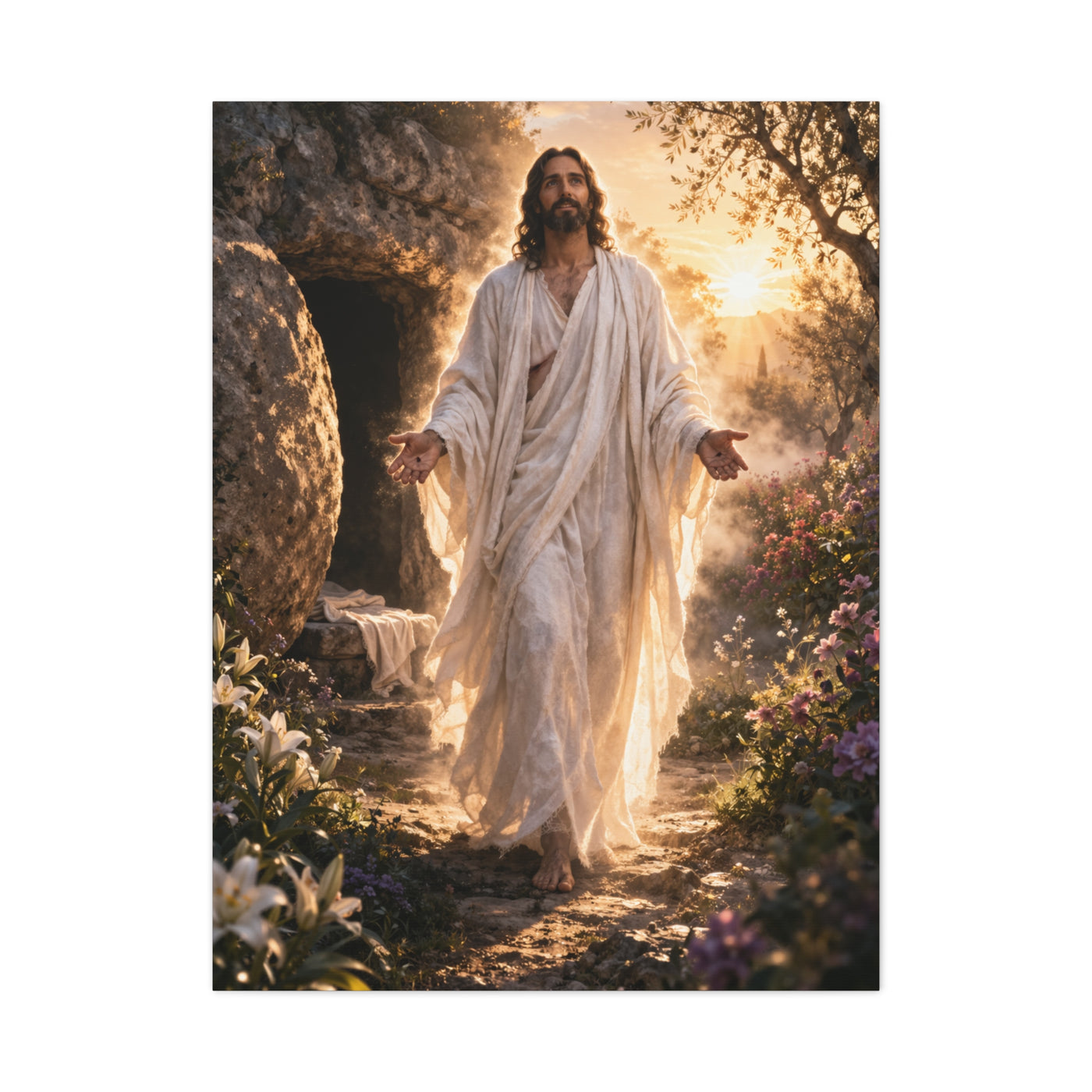 Resurrection of Christ Dawn Glory Wall Art & Canvas Print