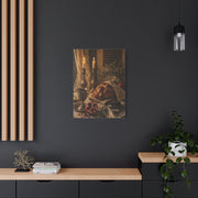 Shabbat Candlelight Still Life Wall Art & Canvas Print
