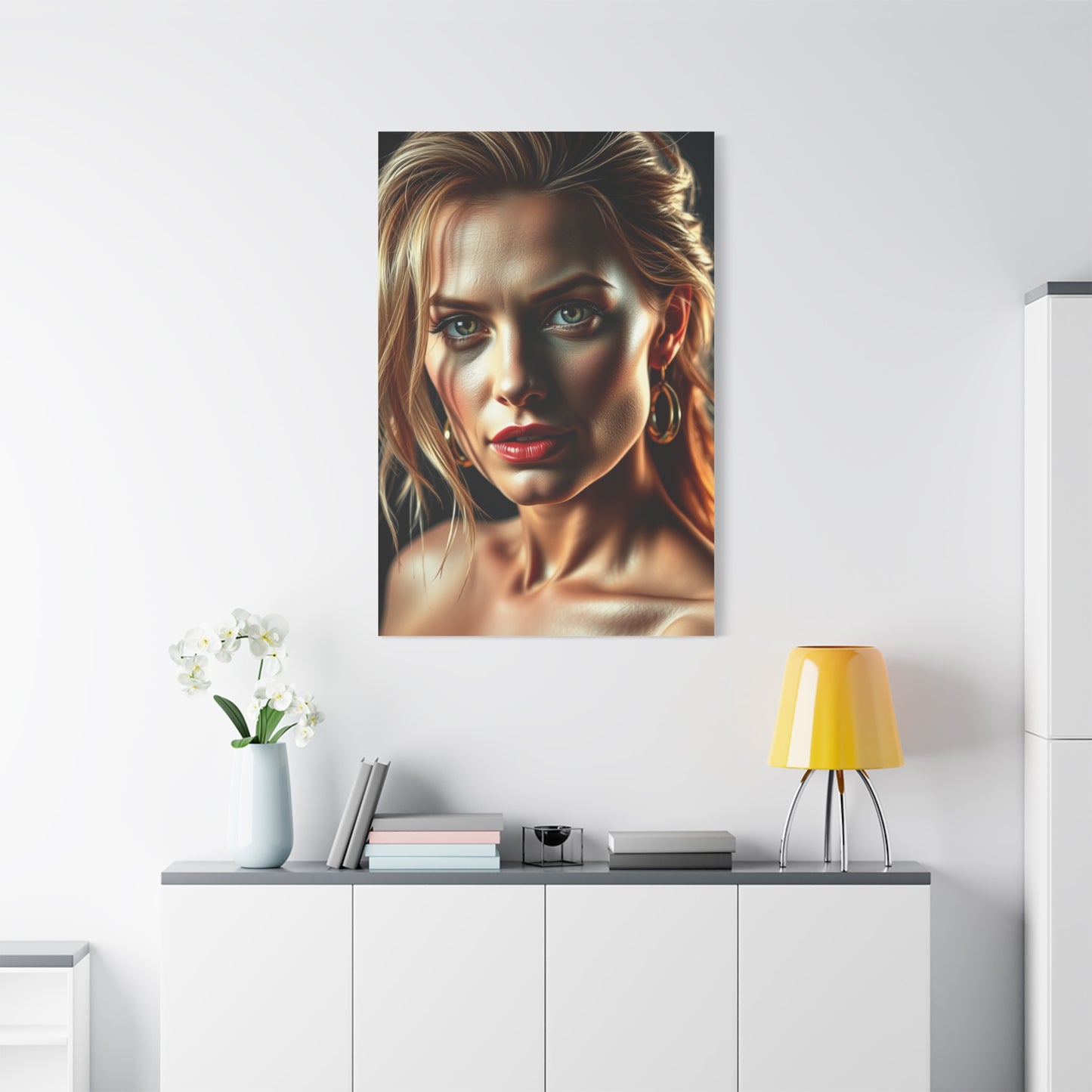 Glamour Gaze Canvas Wall Art & Canvas Print
