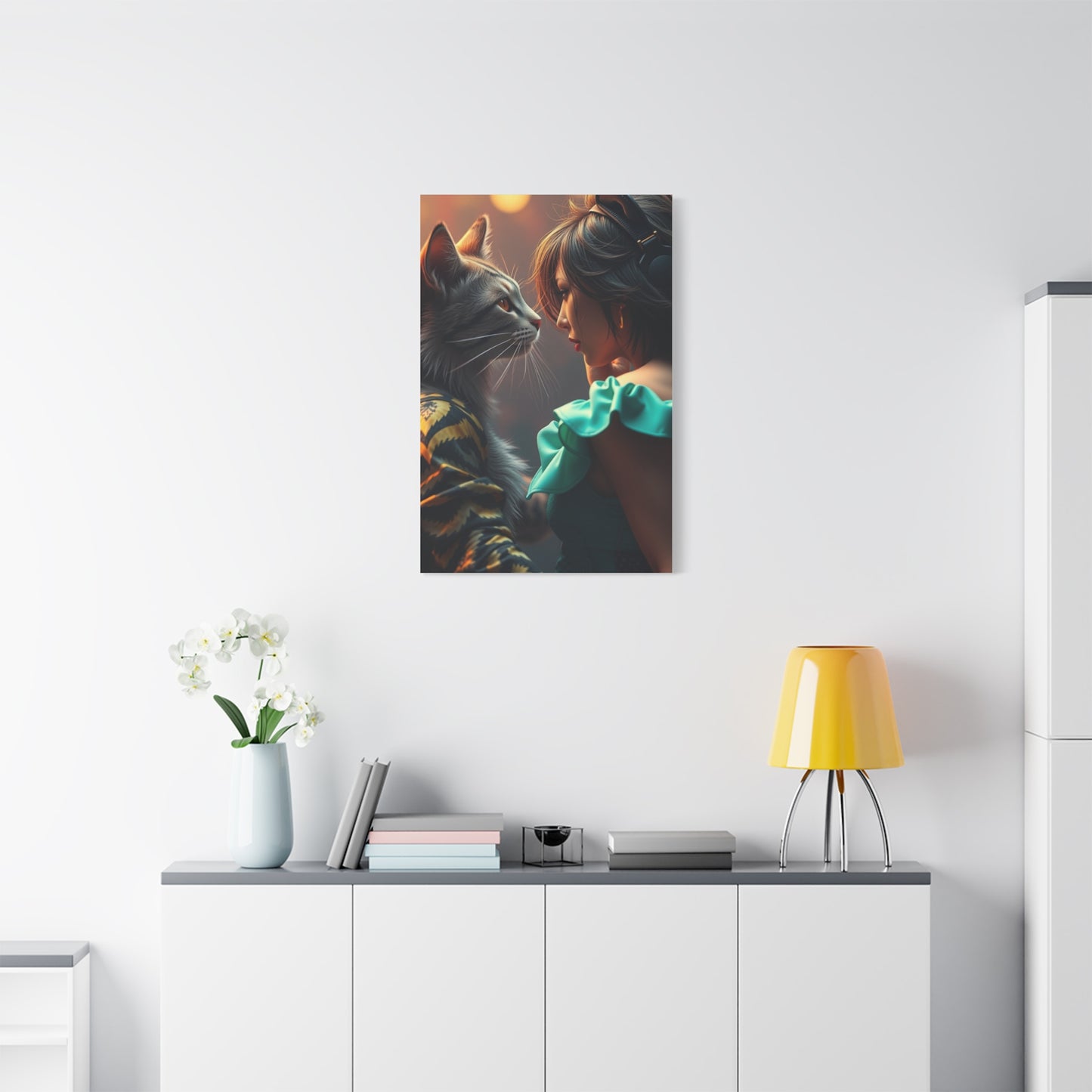 Masterpiece Catfight Art Vision Wall Art & Canvas Print