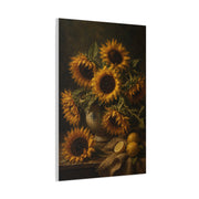 Old Master Sunflower Still Life Wall Art & Canvas Print