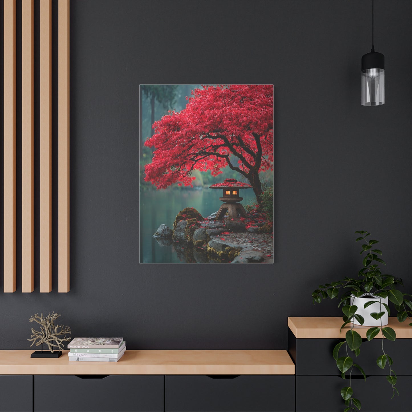 Japanese Maple Garden Autumn Wall Art & Canvas Print