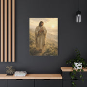Christ Carrying the Lamb Scripture Wall Art & Canvas Print