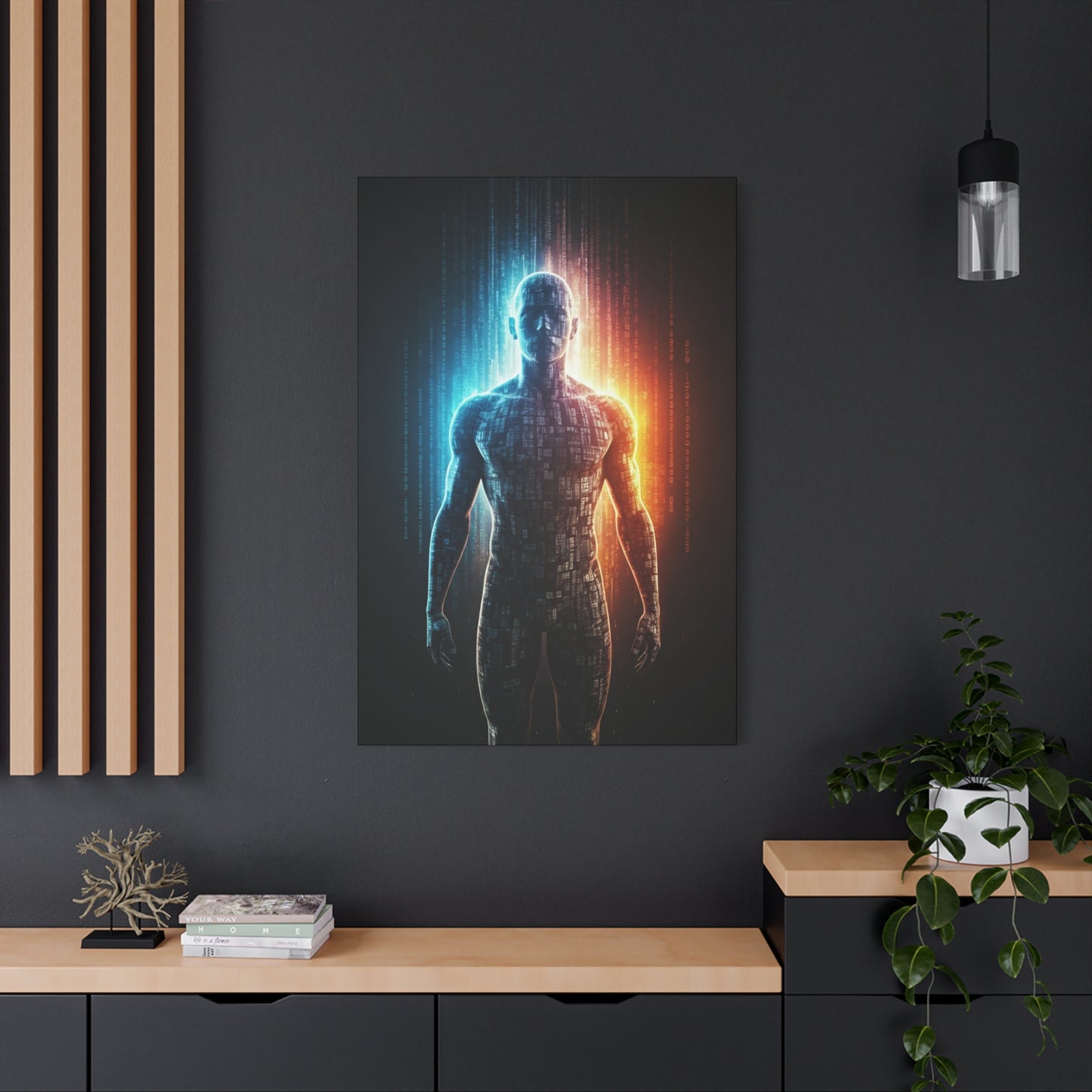 Digital Human Evolution Wall Art & Canvas Prints