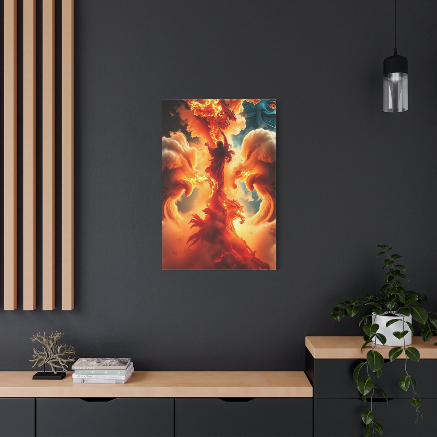 Upright Brilliance Artwork Wall Art & Canvas Print