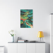 Sculpted Golf Terrain Abstract Wall Art & Canvas Print