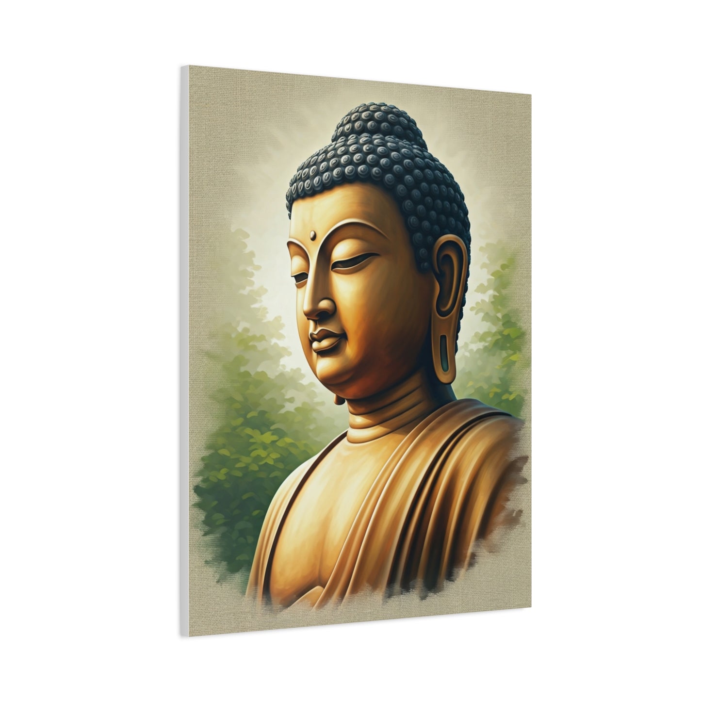 Peaceful Buddha Side Profile Wall Art & Canvas Prints
