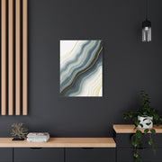 Grey Marble Gold Vein Abstract Wall Art & Canvas Prints