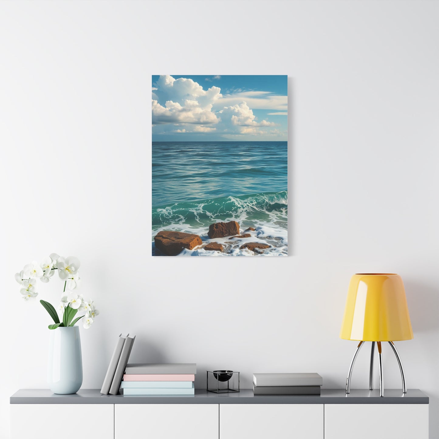 Azure Horizon Elegance Wall Art & Canvas Print