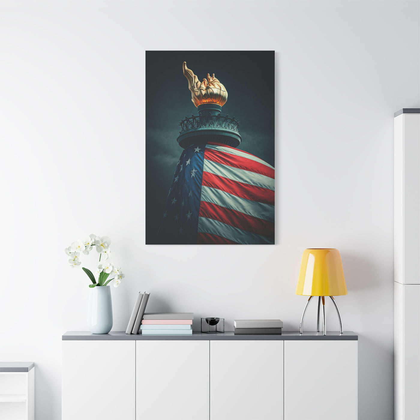Torch of Liberty Patriotic Monument Wall Art & Canvas Prints