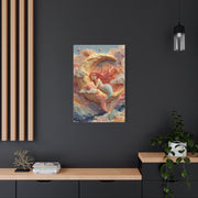 Dreamy Crescent Moon Mermaid Wall Art & Canvas Print