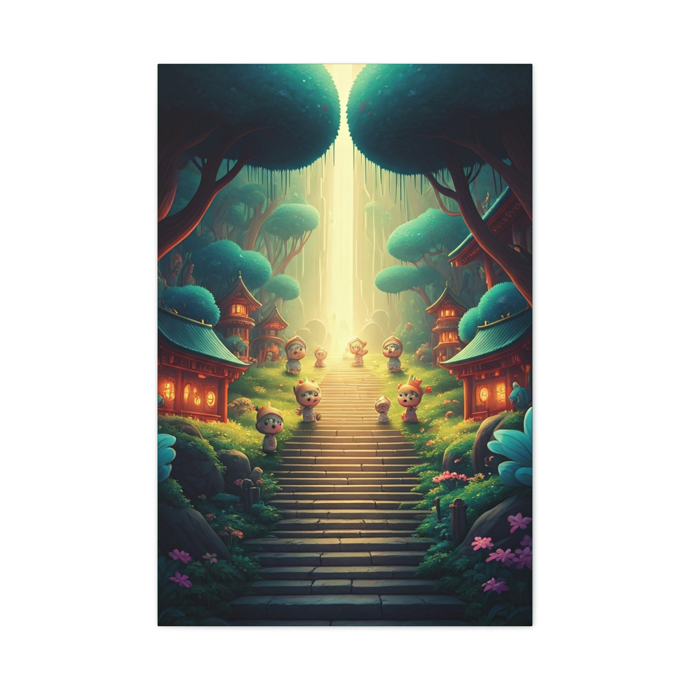 Enchanted Forest Stairway Wall Art & Canvas Prints