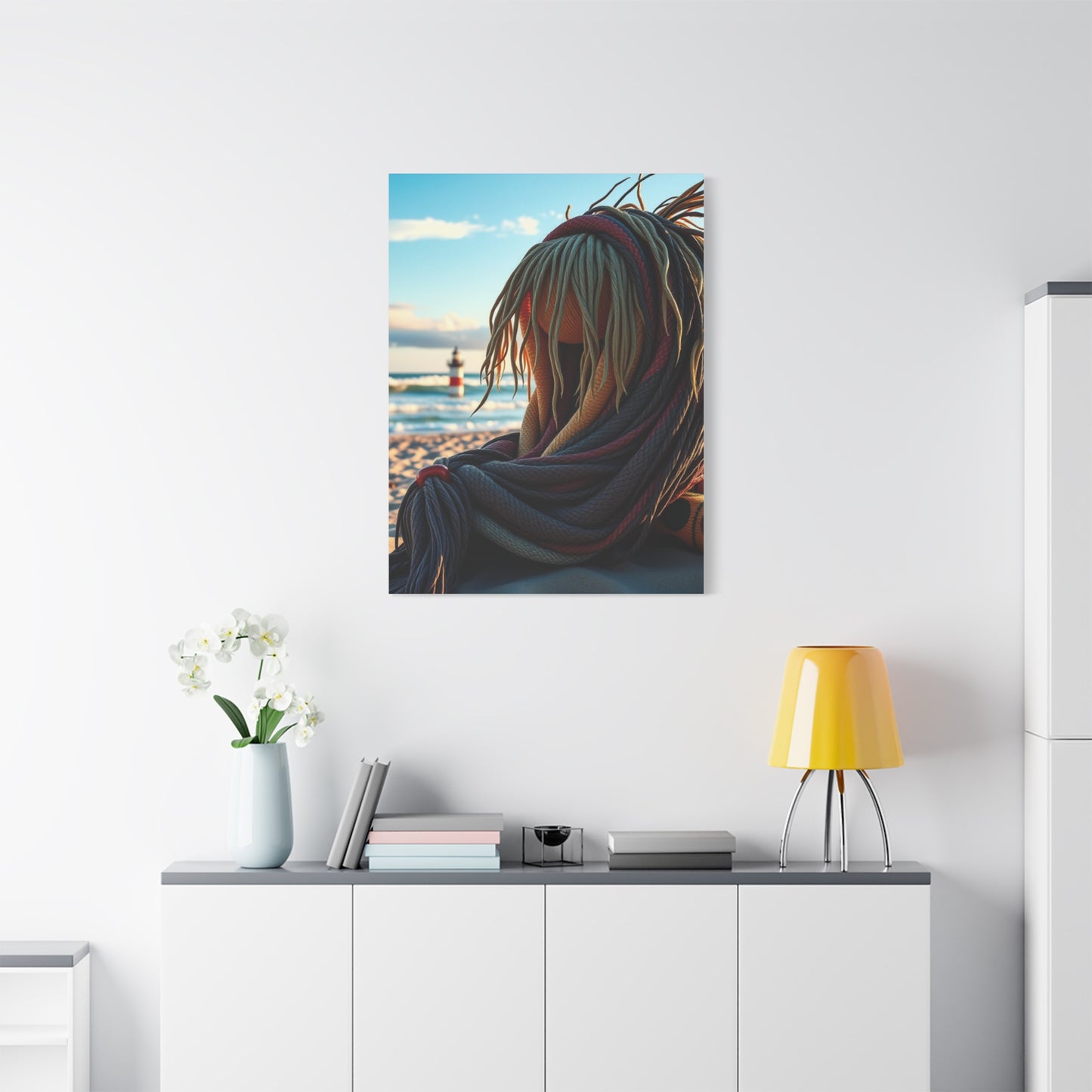 Azure Horizon Canvas Wall Art & Canvas Print