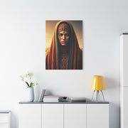 Desert Veil Woman Portrait Wall Art & Canvas Prints