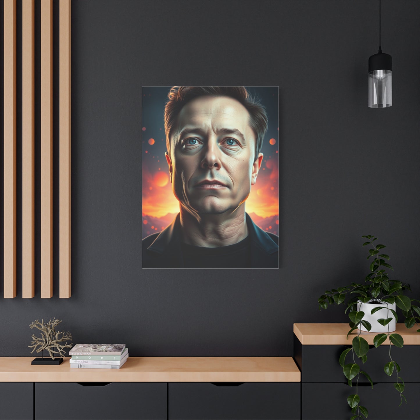 Elon Musk Art Refined Canvas Wall Art & Canvas Print