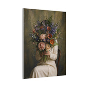 Concealed Identity Floral Portrait Wall Art & Canvas Print