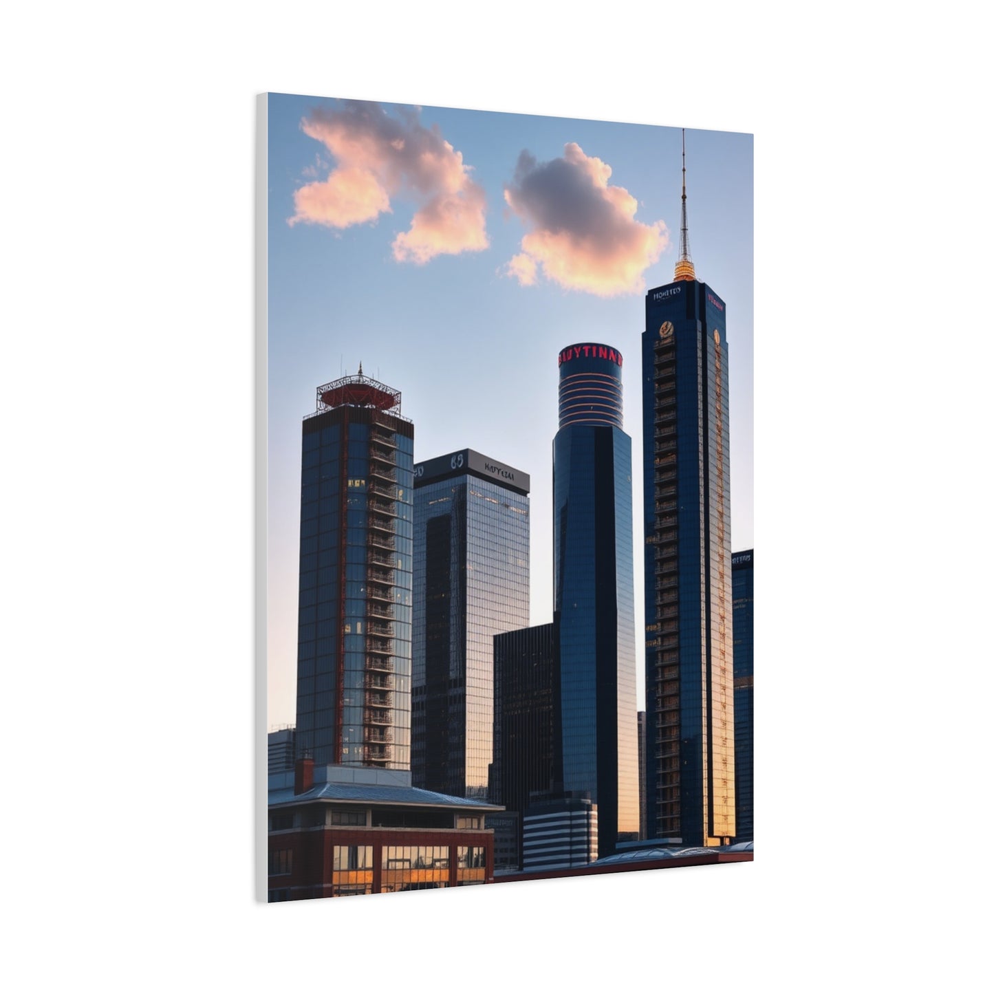 Masterpiece Houston Skylines Art Vision Wall Art & Canvas Print