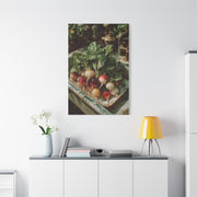 Fresh Garden Radishes Farm Sink Wall Art & Canvas Print