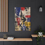 Urban Motivation Collage Statement Wall Art & Canvas Print