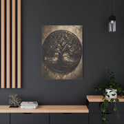 Metal Tree of Life Sculptural Relief Trees Wall Art & Canvas Print
