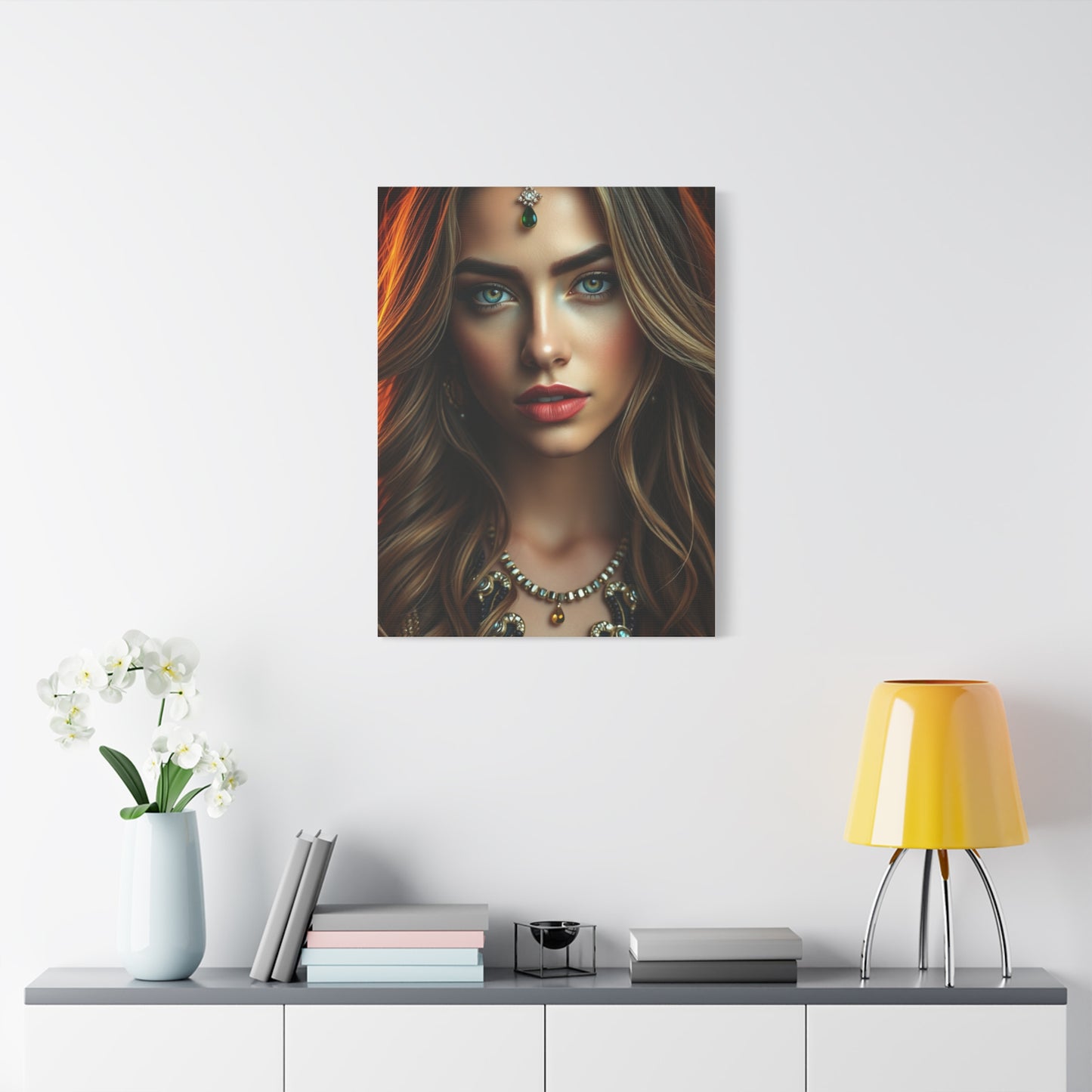 Celestial Glamour Art Canvas Wall Art & Canvas Print