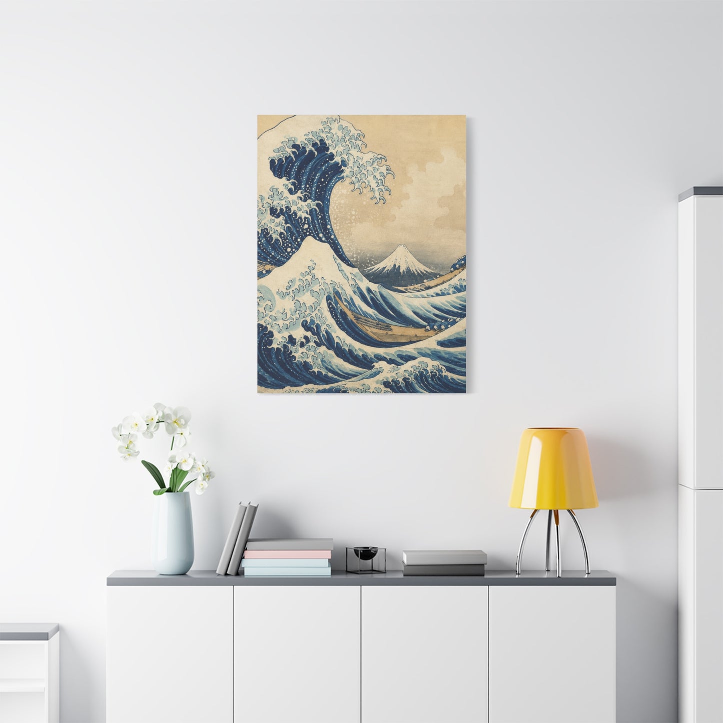 Classic Great Wave Ukiyo-E Interpretation Wall Art & Canvas Print
