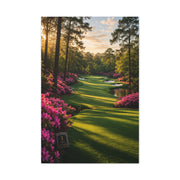 Championship Spring Azalea Golf Course Wall Art & Canvas Print