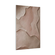 Wabi-Sabi Pink Blush Plaster Texture Wall Art & Canvas Print