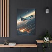 Cloudfire Jet Pursuit Wall Art & Canvas Prints