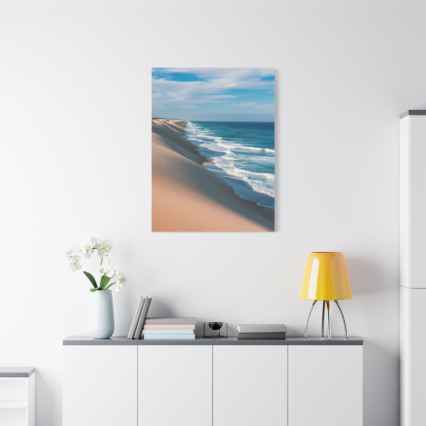 Coastal Sand Dunes Art Luxury Canvas Wall Art & Canvas Print