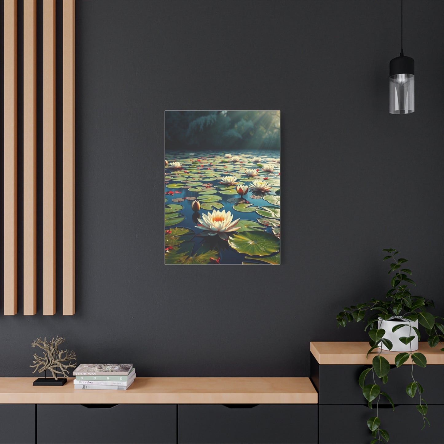 Claude Monet Water Lilies Art Supreme Canvas Wall Art & Canvas Print