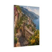Amalfi Coast Terrace View Wall Art & Canvas Print