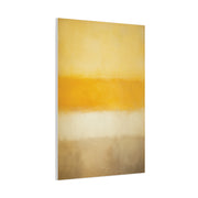 Minimal Color Field Golden Horizon Wall Art & Canvas Print