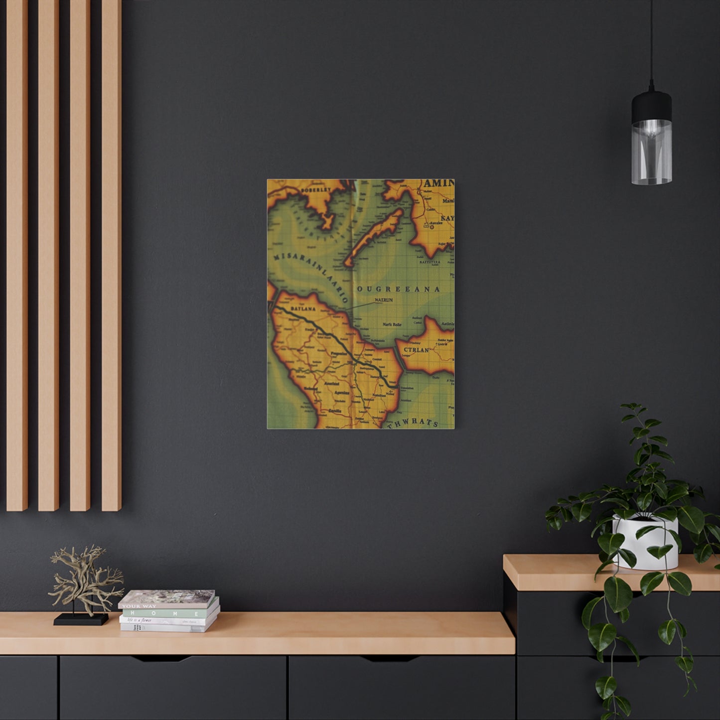 Antique Maps Art Premium Gallery Wall Art & Canvas Print