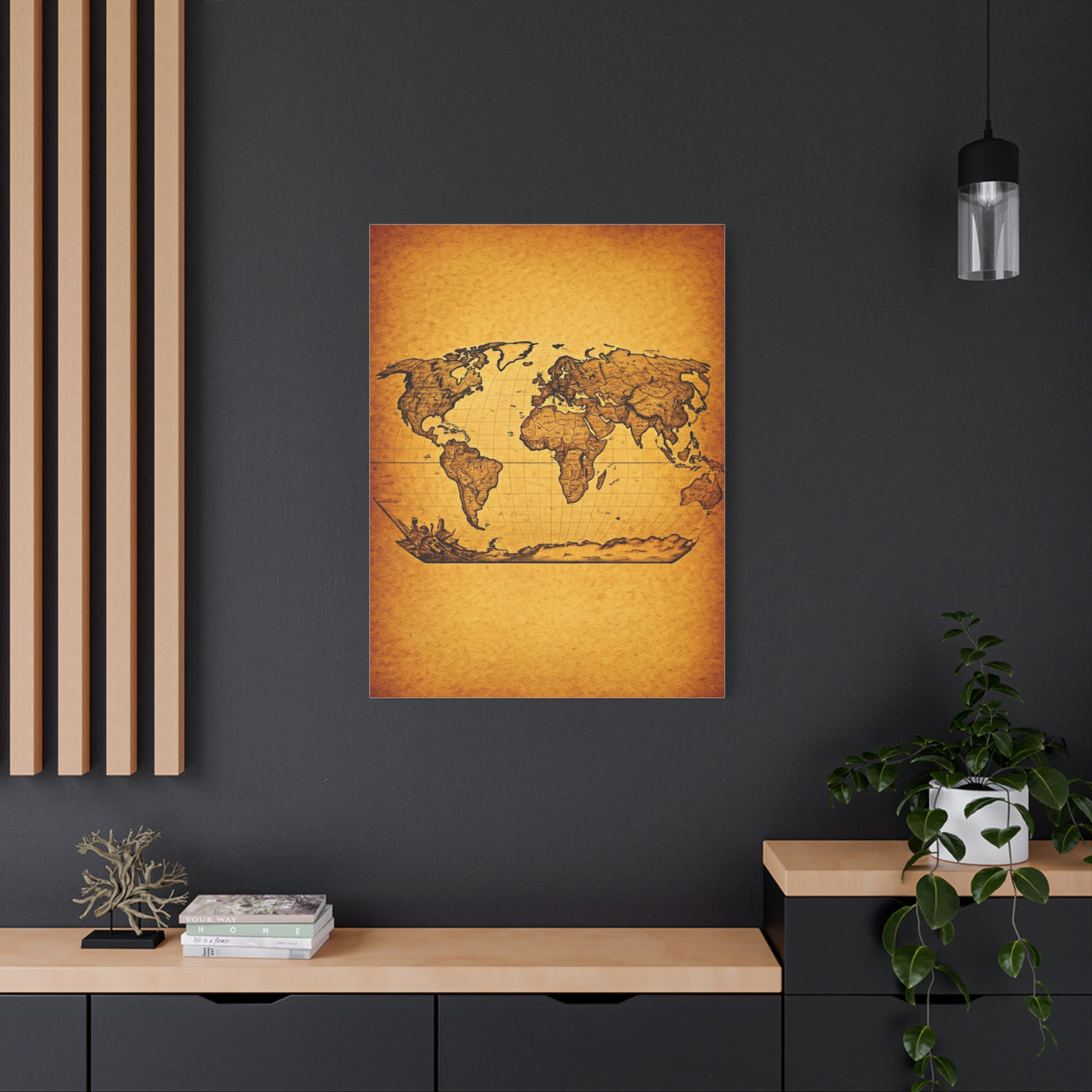 Old World Nautical Map Wall Art & Canvas Prints